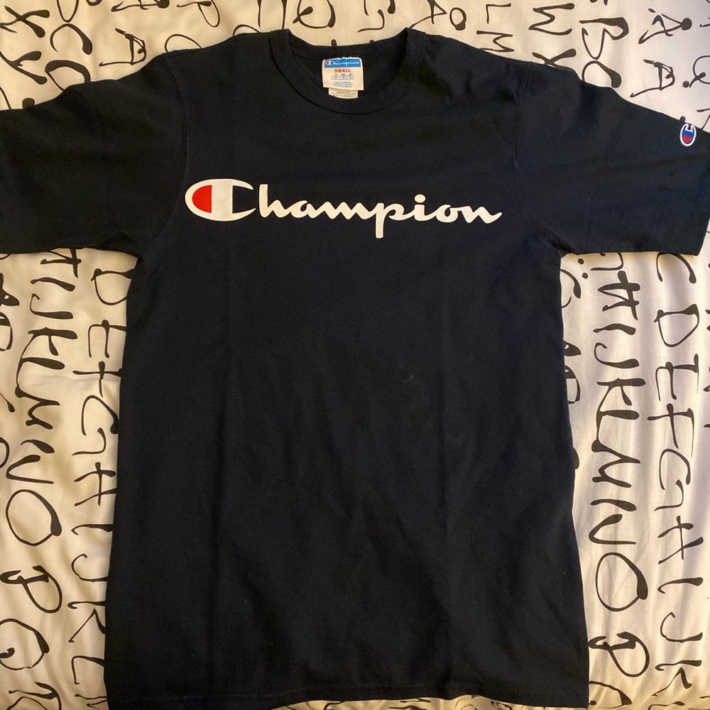 Navy Blue Champion shirt
